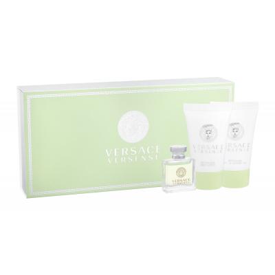 Versace Versense Dárková kazeta toaletní voda 5 ml + sprchový gel 25 ml + tělové mléko 25 ml