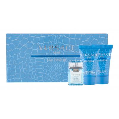 Versace Man Eau Fraiche Dárková kazeta toaletní voda 5 ml + sprchový gel 25 ml + balzám po holení 25 ml
