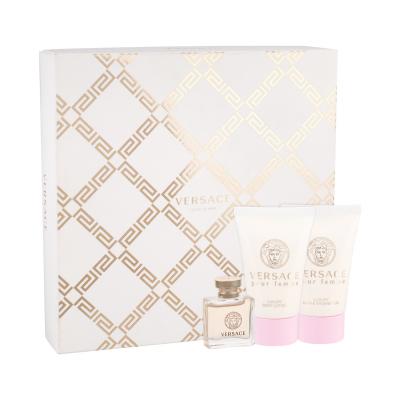 Versace Pour Femme Dárková kazeta parfémovaná voda 5 ml + tělové mléko 25 ml + sprchový gel 25 ml