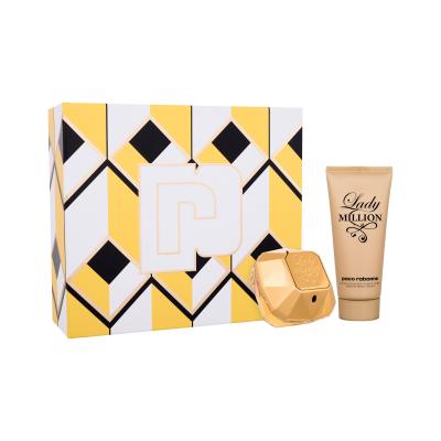 Paco Rabanne Lady Million Dárková kazeta parfémovaná voda 80 ml + tělové mléko 100 ml