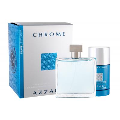 Azzaro Chrome Dárková kazeta toaletní voda 100 ml + deostick 75 ml