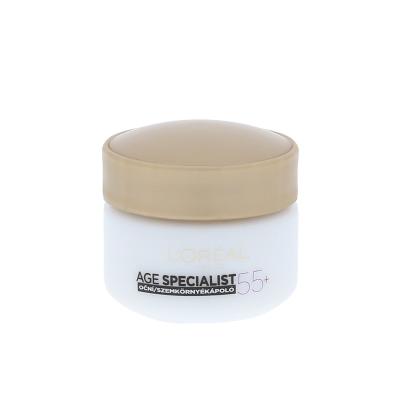 L'Oréal Paris Age Specialist 55+ Adenosin & Caffeine Eye Cream Oční krém pro ženy 15 ml