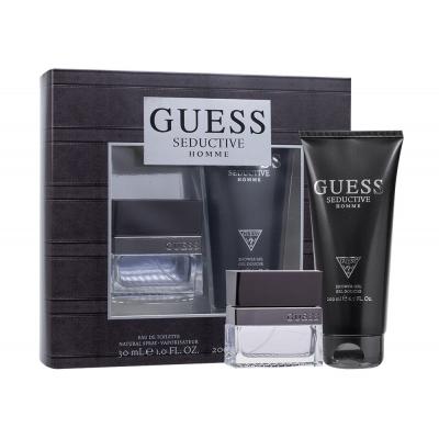 GUESS Seductive Homme Dárková kazeta toaletní voda 30 ml + sprchový gel 200 ml