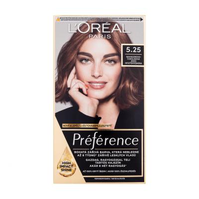 L'Oréal Paris Préférence Barva na vlasy pro ženy 60 ml Odstín 5.25
