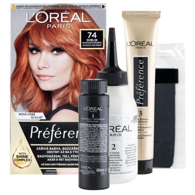L&#039;Oréal Paris Préférence Féria Barva na vlasy pro ženy 60 ml Odstín 74 Dublin