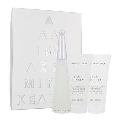 Issey Miyake L'Eau D'Issey Dárková kazeta toaletní voda 50 ml + tělové mléko 50 ml + sprchový krém 50 ml