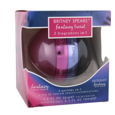 Britney Spears Fantasy Twist Dárková kazeta parfémovaná voda Fantasy 50 ml + parfémovaná voda Midnight Fantasy 50 ml
