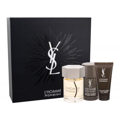 Yves Saint Laurent L'Homme Dárková kazeta toaletní voda 100 ml + sprchový gel 50 ml + deostick 75 ml