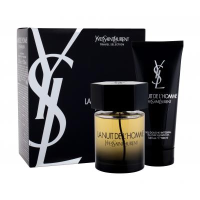 Yves Saint Laurent La Nuit De L'Homme Dárková kazeta toaletní voda 100 ml + sprchový gel 100 ml
