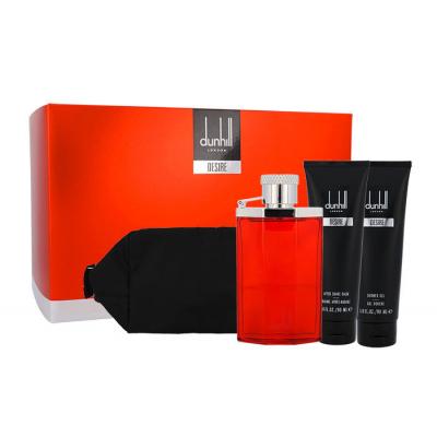 Dunhill Desire Dárková kazeta toaletní voda 100 ml + sprchový gel 90 ml + balzám po holení 90 ml + kosmetická taška