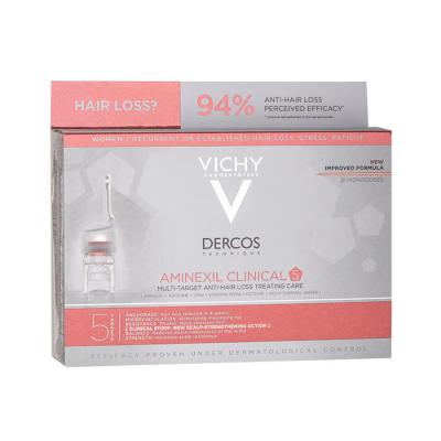 Vichy Dercos Aminexil Clinical 5 Sérum na vlasy pro ženy 21x6 ml