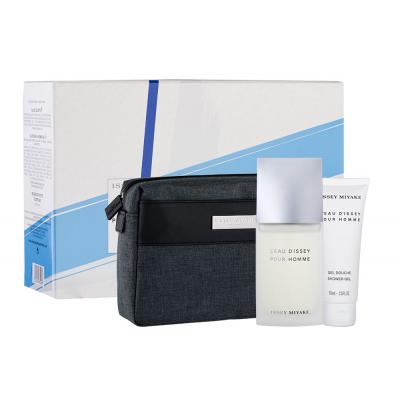 Issey Miyake L'Eau D'Issey Pour Homme Dárková kazeta toaletní voda 125 ml + sprchový gel 75 ml + kosmetická taštička