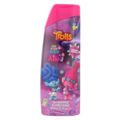 DreamWorks Trolls 2in1 Shampoo & Conditioner Šampon pro děti 400 ml