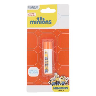 Minions Lip Balm Balzám na rty pro děti 4,5 g Odstín Banana