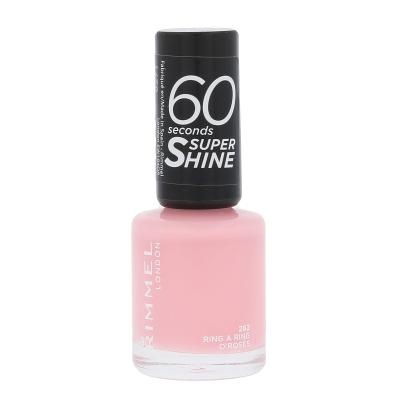 Rimmel London 60 Seconds Super Shine Lak na nehty pro ženy 8 ml Odstín 262 Ring A Ring O´Roses