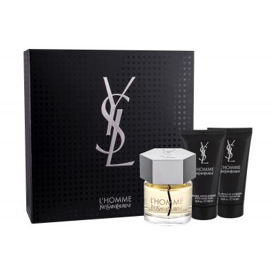 Yves Saint Laurent L'Homme Dárková kazeta toaletní voda 60 ml + balzám po holení 50 ml + sprchový gel 50 ml