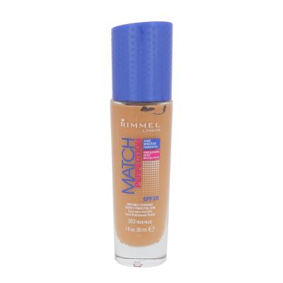 Rimmel London Match Perfection SPF20 Make-up pro ženy 30 ml Odstín 303 True Nude
