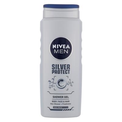 Nivea Men Silver Protect Sprchový gel pro muže 500 ml