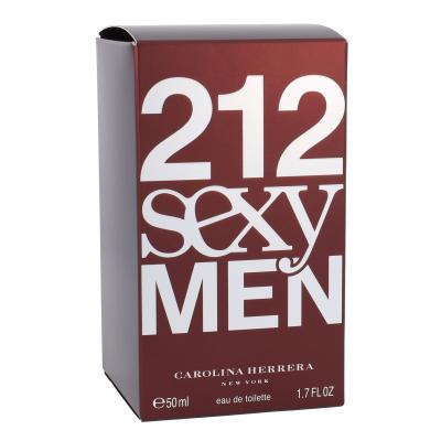 Carolina Herrera 212 Sexy Men Toaletní voda pro muže 50 ml poškozená krabička