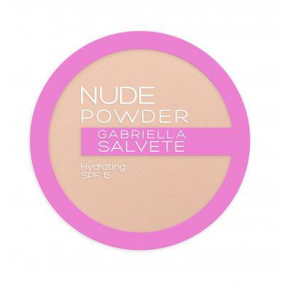 Gabriella Salvete Nude Powder SPF15 Pudr pro ženy 8 g Odstín 02 Light Nude
