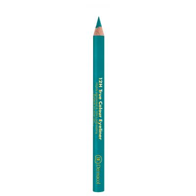 Dermacol 12H True Colour Tužka na oči pro ženy 0,28 g Odstín 1 Turquoise