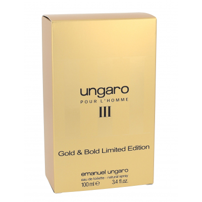 Emanuel Ungaro Ungaro Pour L´Homme III Gold &amp; Bold Limited Edition Toaletní voda pro muže 100 ml