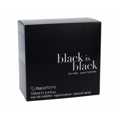 Nuparfums Black is Black Toaletní voda pro muže 100 ml