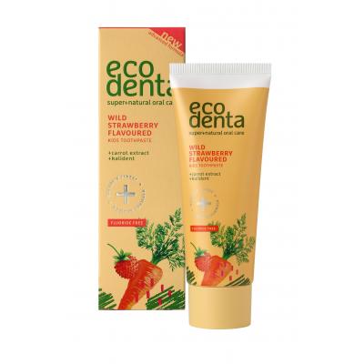 Ecodenta Toothpaste Wild Strawberry Flavoured Zubní pasta pro děti 75 ml