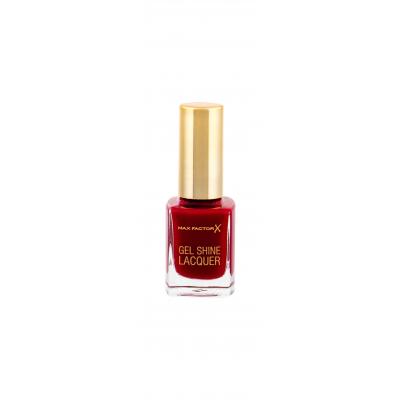Max Factor Gel Shine Lak na nehty pro ženy 11 ml Odstín 50 Radiant Ruby