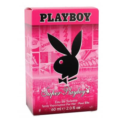 Playboy Super Playboy For Her Toaletní voda pro ženy 60 ml poškozená krabička