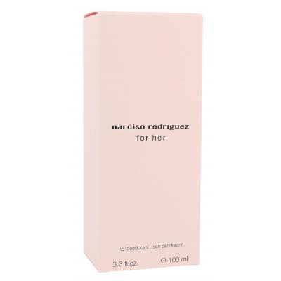 Narciso Rodriguez For Her Deodorant pro ženy 100 ml poškozená krabička