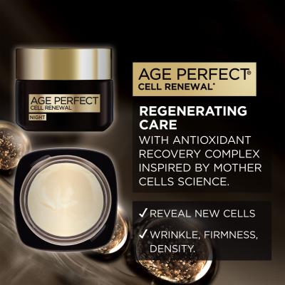 L&#039;Oréal Paris Age Perfect Cell Renew Regenerating Night Cream Noční pleťový krém pro ženy 50 ml
