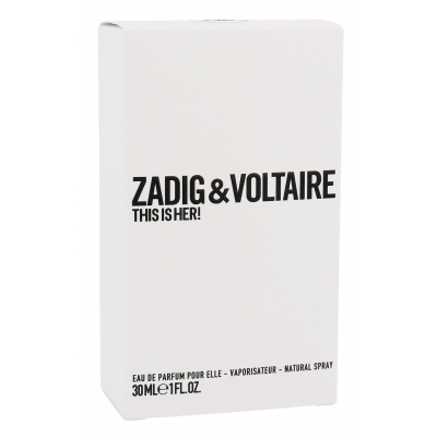 Zadig &amp; Voltaire This is Her! Parfémovaná voda pro ženy 30 ml