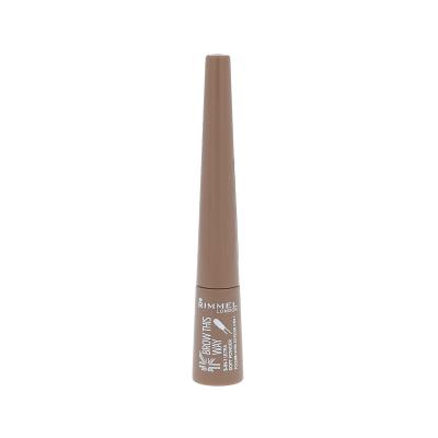 Rimmel London Brow This Way 3in1 Ultra Soft Powder Pudr na obočí pro ženy 0,7 g Odstín 001 Light Brown