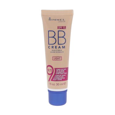 Rimmel London BB Cream 9in1 SPF15 BB krém pro ženy 30 ml Odstín Light