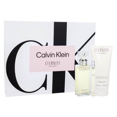 Calvin Klein Eternity Dárková kazeta parfémovaná voda 100 ml + tělové mléko 200 ml + parfémovaná voda 10 ml