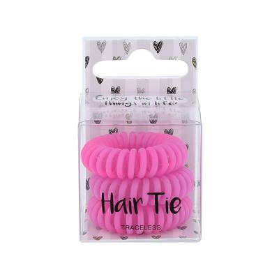 2K Hair Tie Gumička na vlasy pro ženy 3 ks Odstín Pink