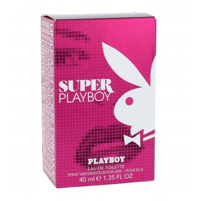 Playboy Super Playboy For Her Toaletní voda pro ženy 40 ml poškozená krabička