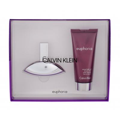 Calvin Klein Euphoria Dárková kazeta parfémovaná voda 30 ml +  sprchový krém 100 ml