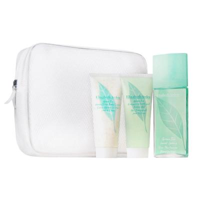 Elizabeth Arden Green Tea Dárková kazeta toaletní voda 100 ml + tělový krém 100 ml + sprchový gel 100 ml + kosmetická taška poškozená krabička