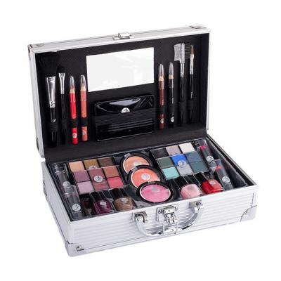 2K Fabulous Beauty Train Case Dárková kazeta Complete Makeup Palette poškozená krabička