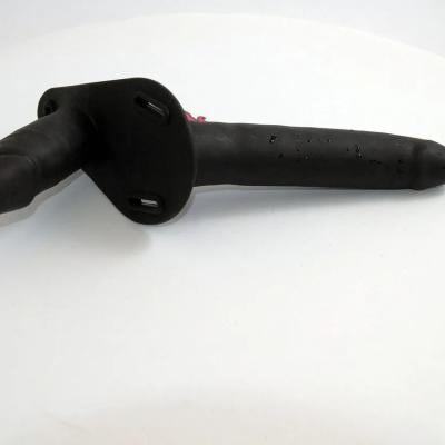 You2Toys Double Strap On Black Erotická pomůcka 1 ks