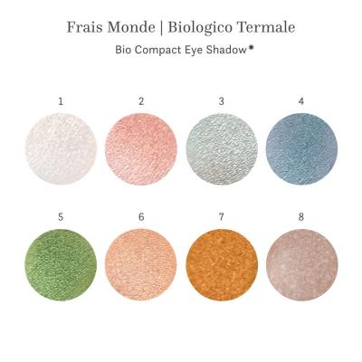 Frais Monde Make Up Biologico Termale Compact Eye Shadow Oční stín pro ženy 3 g Odstín 01
