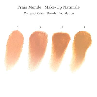 Frais Monde Make Up Naturale Compact, Covering Cream Powder Foundation Make-up pro ženy 9 g Odstín 4