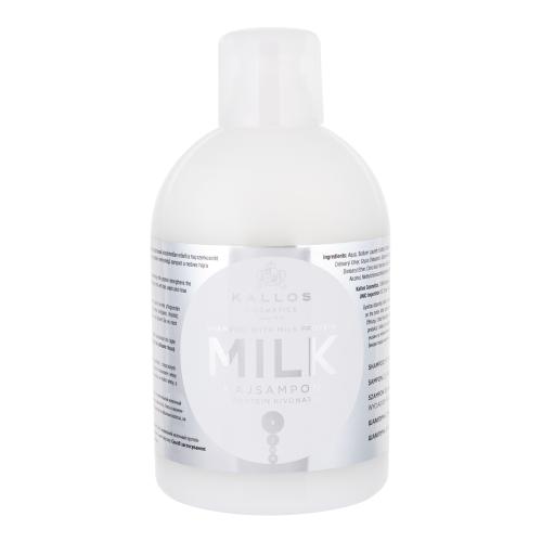 Kallos Cosmetics Milk 1000 ml šampon pro suché a poškozené vlasy pro ženy