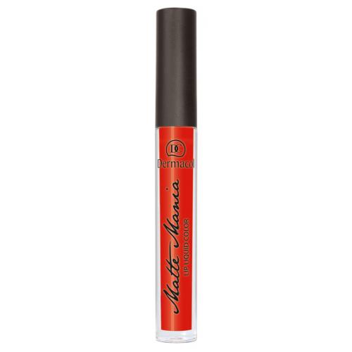 Dermacol Matte Mania Lip Liquid Color tekutá rtěnka s matujícím účinkem N. 55 3,5 ml