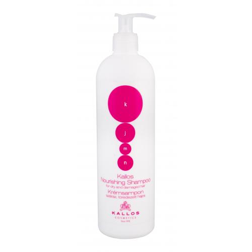 Kallos Cosmetics KJMN Nourishing 500 ml vyživující šampon pro poškozené a suché vlasy pro ženy