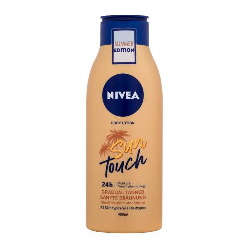 Nivea Sun Touch Gradual Tanner 400 ml tónovací tělové mléko pro ženy