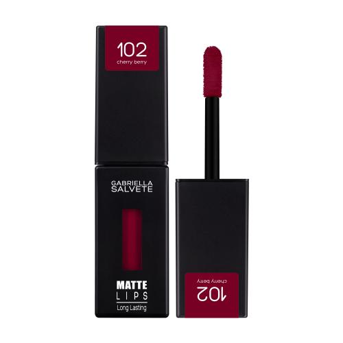 Gabriella Salvete Matná Rtěnka Matte Lips Long Lasting Cherry Berry