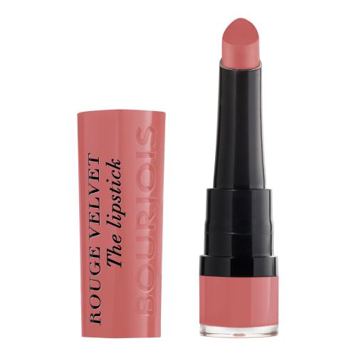 BOURJOIS Paris Rouge Velvet The Lipstick 2,4 g matná rtěnka pro ženy 02 Flaming´rose
